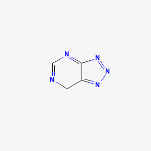 molecular formula C4H3N5 B13963169 7H-1,2,3-Triazolo[4,5-d]pyrimidine CAS No. 273-37-0