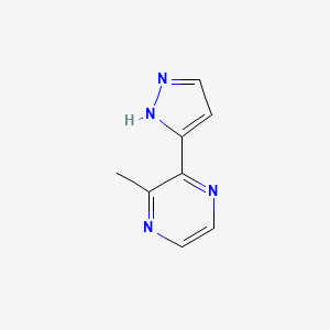 2-methyl-3-(1H-pyrazol-5-yl)pyrazine