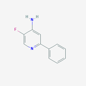 4-Amino-5-fluoro-2-phenylpyridine