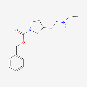 Benzyl 3-(2-(ethylamino)ethyl)pyrrolidine-1-carboxylate