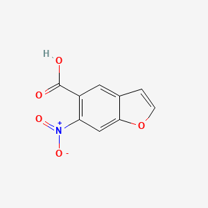 6-Nitro-1-benzofuran-5-carboxylic acid