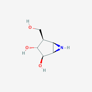 6-Azabicyclo[3.1.0]hexane-2,3-diol, 4-(hydroxymethyl)-, (1R,2R,3R,4R,5R)-(9CI)