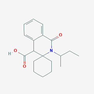 B1396323 2'-sec-Butyl-1'-oxo-1',4'-dihydro-2'H-spiro[cyclohexane-1,3'-isoquinoline]-4'-carboxylic acid CAS No. 1269525-47-4