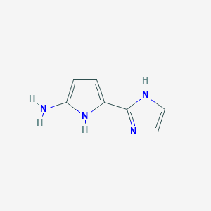 2-(1H-Imidazol-2(3H)-ylidene)-2H-pyrrol-5-amine