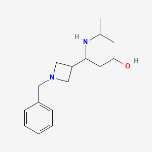 3-(1-Benzylazetidin-3-yl)-3-(isopropylamino)propan-1-ol