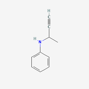 Benzenamine, N-(1-methyl-2-propynyl)-