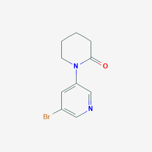 1-(5-Bromopyridin-3-YL)piperidin-2-one