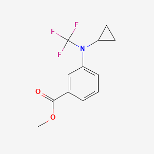 Methyl 3-(cyclopropyl(trifluoromethyl)amino)benzoate