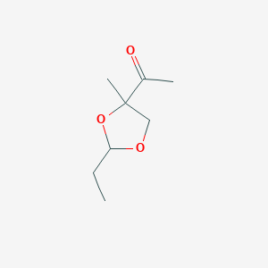 1-(2-Ethyl-4-methyl-1,3-dioxolan-4-yl)ethanone