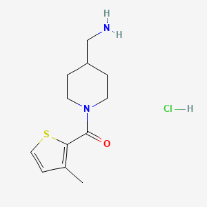 (4-(Aminomethyl)piperidin-1-yl)(3-methylthiophen-2-yl)methanone hydrochloride