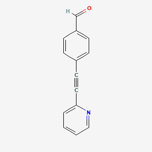 4-[(Pyridin-2-yl)ethynyl]benzaldehyde