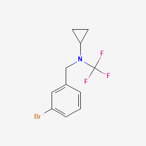 N-(3-bromobenzyl)-N-(trifluoromethyl)cyclopropanamine