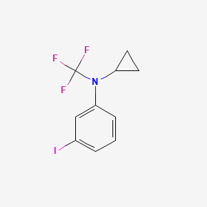 N-cyclopropyl-3-iodo-N-(trifluoromethyl)aniline