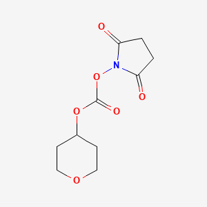 1-{[(Tetrahydro-2h-pyran-4-yloxy)carbonyl]oxy}pyrrolidine-2,5-dione