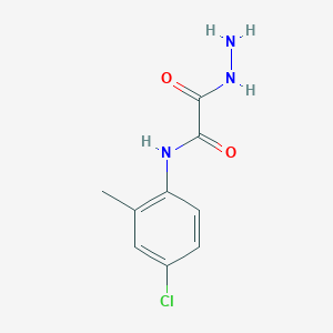 molecular formula C9H10ClN3O2 B1396365 N-(4-氯-2-甲基苯基)-2-肼基-2-氧代乙酰胺 CAS No. 1211487-29-4