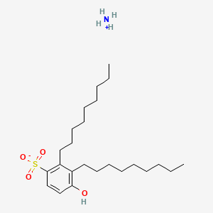 Benzenesulfonic acid, hydroxydinonyl-, monoammonium salt