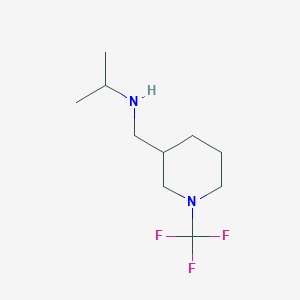 N-((1-(trifluoromethyl)piperidin-3-yl)methyl)propan-2-amine