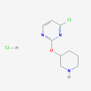 4-Chloro-2-(piperidin-3-yloxy)pyrimidine hydrochloride