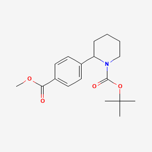 n-Boc-4-piperidin-2-yl-benzoic acid methyl ester