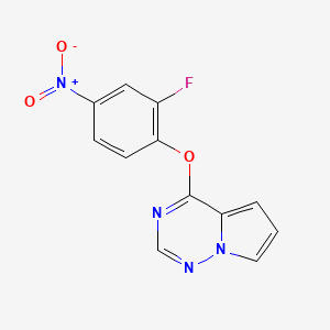 4-(2-Fluoro-4-nitrophenoxy)pyrrolo[2,1-f][1,2,4]triazine