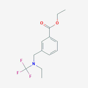 Ethyl 3-((ethyl(trifluoromethyl)amino)methyl)benzoate