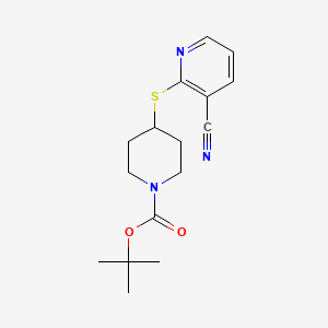 4-(3-Cyano-pyridin-2-ylsulfanyl)-piperidine-1-carboxylic acid tert-butyl ester