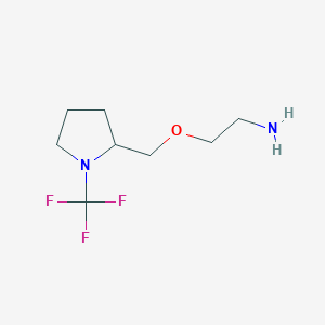 2-((1-(Trifluoromethyl)pyrrolidin-2-yl)methoxy)ethanamine