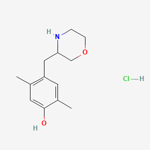 Phenol, 2,5-dimethyl-4-(3-morpholinylmethyl)-, hydrochloride