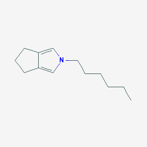 2-Hexyl-2,4,5,6-tetrahydrocyclopenta[c]pyrrole