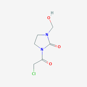 1-(Chloroacetyl)-3-(hydroxymethyl)imidazolidin-2-one