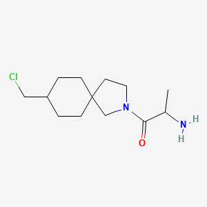 2-Amino-1-(8-(chloromethyl)-2-azaspiro[4.5]decan-2-yl)propan-1-one