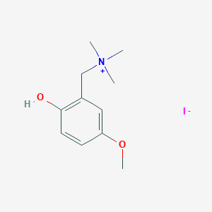 molecular formula C11H18INO2 B1396462 (2-羟基-5-甲氧苯基)-N,N,N-三甲基甲胺碘化物 CAS No. 51698-46-5