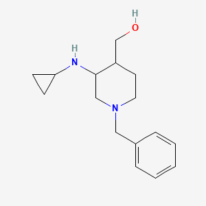 (1-Benzyl-3-(cyclopropylamino)piperidin-4-yl)methanol