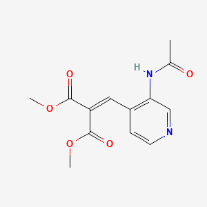 1,3-Dimethyl 2-[[3-(acetylamino)-4-pyridinyl]methylene]propanedioate