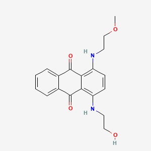 9,10-Anthracenedione, 1-[(2-hydroxyethyl)amino]-4-[(2-methoxyethyl)amino]-