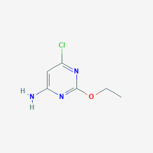 molecular formula C6H8ClN3O B1396471 6-氯-2-乙氧基嘧啶-4-胺 CAS No. 3286-56-4