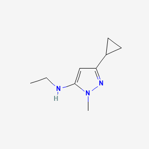 3-cyclopropyl-N-ethyl-1-methyl-1H-pyrazol-5-amine