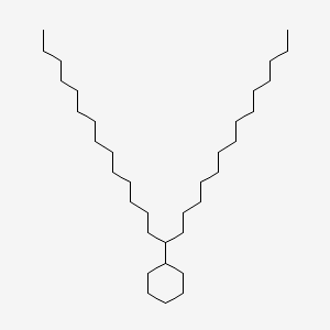 molecular formula C35H70 B13964793 15-Cyclohexylnonacosane CAS No. 55521-27-2