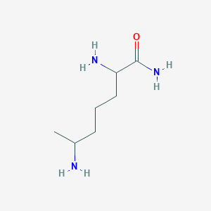 Heptanamide, 2,6-diamino-