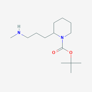 tert-Butyl 2-(3-(methylamino)propyl)piperidine-1-carboxylate