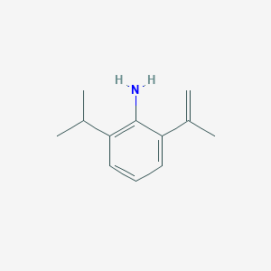 2-(Propan-2-yl)-6-(prop-1-en-2-yl)aniline