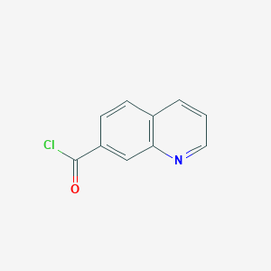 molecular formula C10H6ClNO B1396492 Quinoline-7-carbonyl chloride CAS No. 206257-00-3