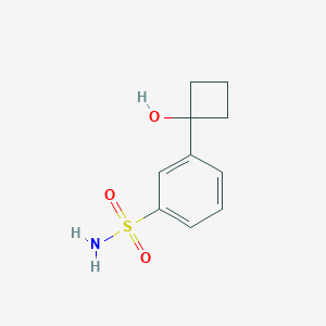 3-(1-Hydroxy-cyclobutyl)-benzenesulfonamide