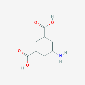 molecular formula C8H13NO4 B13965027 5-Aminocyclohexane-1,3-dicarboxylic acid CAS No. 313683-55-5