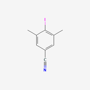 molecular formula C9H8IN B1396503 4-碘-3,5-二甲基苯甲腈 CAS No. 1227311-09-2
