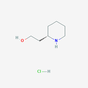molecular formula C7H16ClNO B1396508 (S)-2-(2-羟乙基)哌啶盐酸盐 CAS No. 786684-21-7