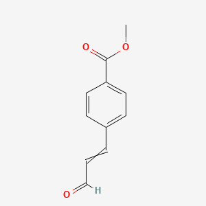 molecular formula C11H10O3 B1396513 4-(3-氧代丙-1-烯-1-基)苯甲酸甲酯 CAS No. 78024-60-9