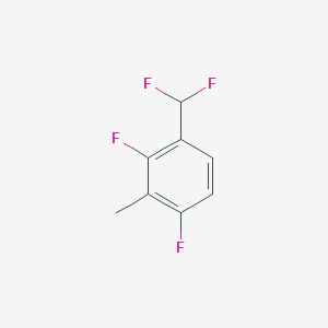 molecular formula C8H6F4 B1396515 2,4-Difluoro-3-methylbenzodifluoride CAS No. 1806332-68-2