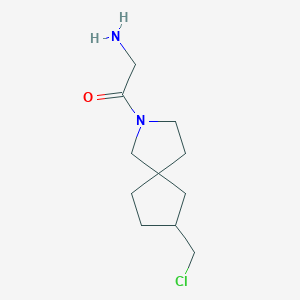 2-Amino-1-(7-(chloromethyl)-2-azaspiro[4.4]nonan-2-yl)ethanone