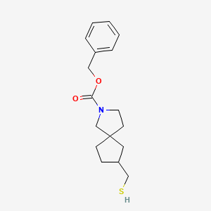 Benzyl 7-(mercaptomethyl)-2-azaspiro[4.4]nonane-2-carboxylate